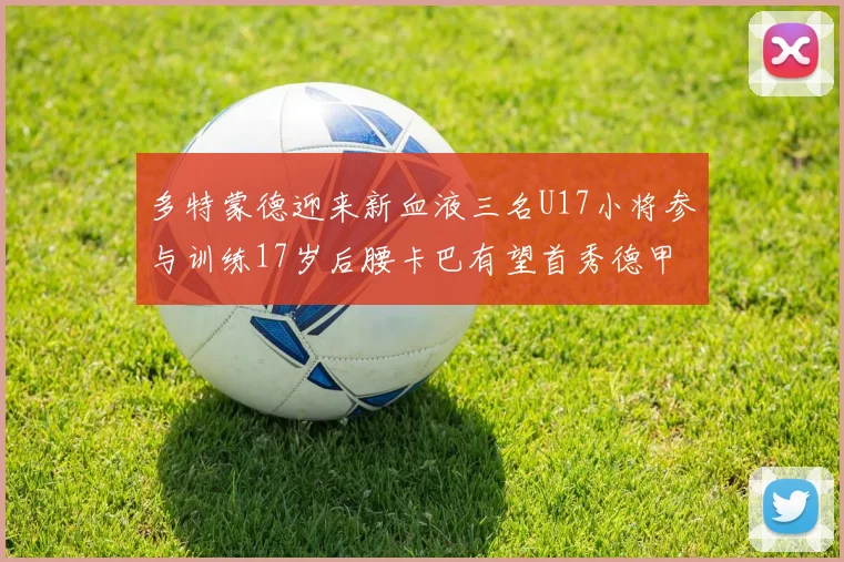 多特蒙德迎来新血液三名U17小将参与训练17岁后腰卡巴有望首秀德甲